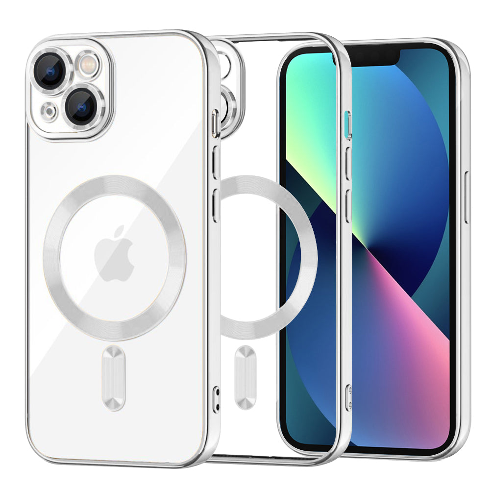 Techsuit - Luxury Crystal MagSafe - iPhone 13 - Silver