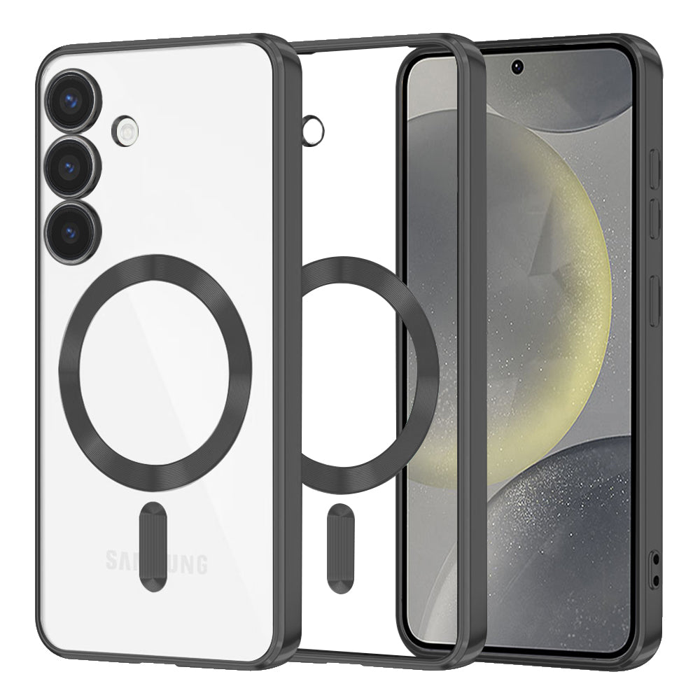 Techsuit - Luxury Crystal MagSafe - Samsung Galaxy S24 - Black