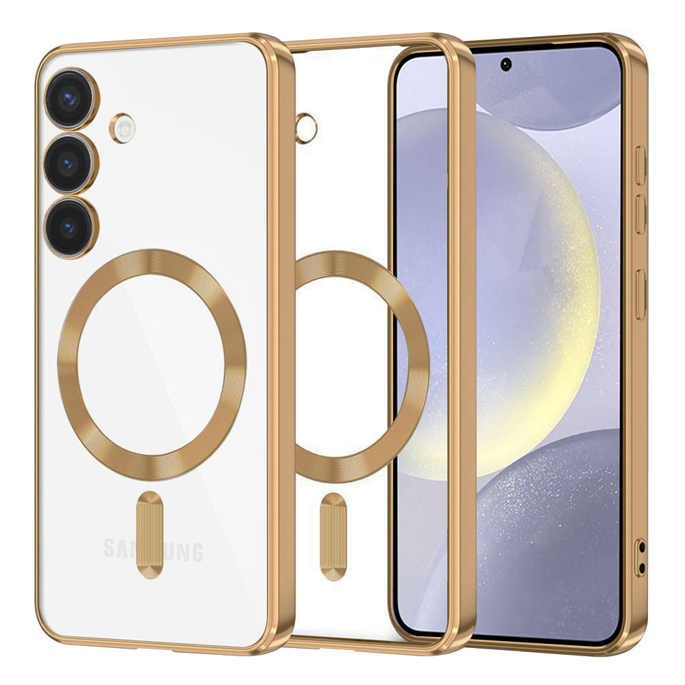 Techsuit - Luxury Crystal MagSafe - Samsung Galaxy S24 Plus - Gold