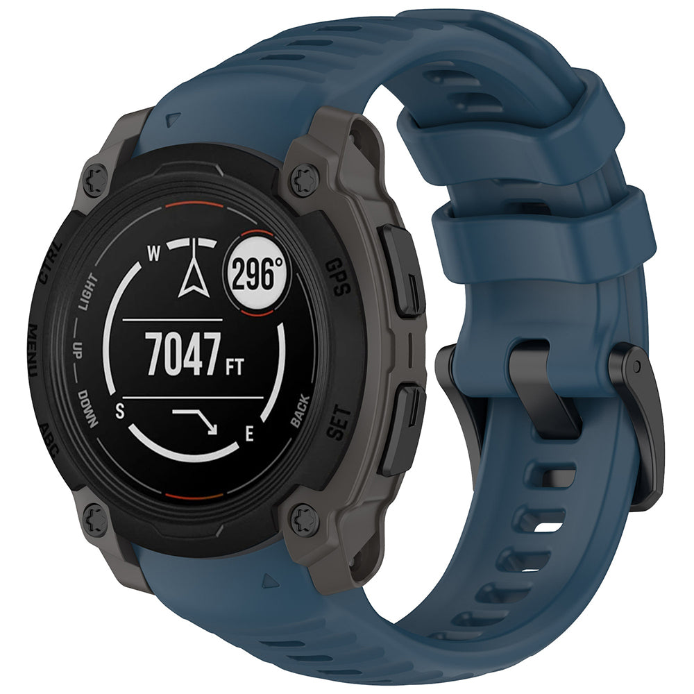 Techsuit - Watchband (W076) - Garmin Instinct E 40mm - Navy Blue