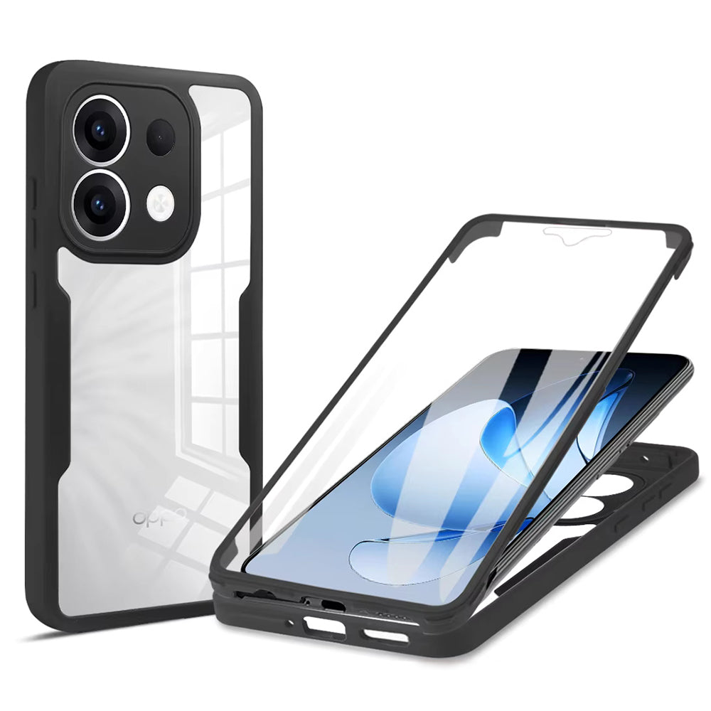 Techsuit - ColorVerse 360 Series + Screen Protector - Oppo Reno13 - Black