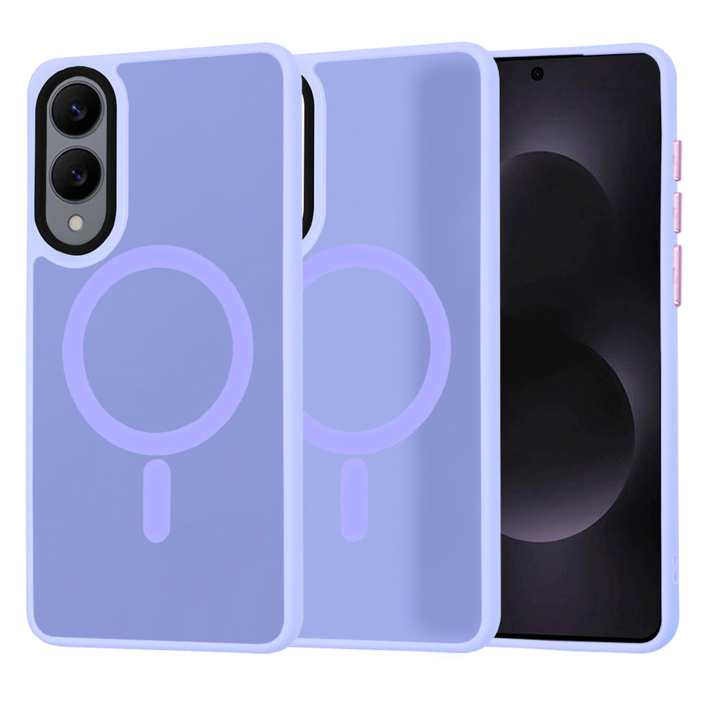 Techsuit - HaloFrost MagSafe Series - Samsung Galaxy S25 Edge - Light Purple