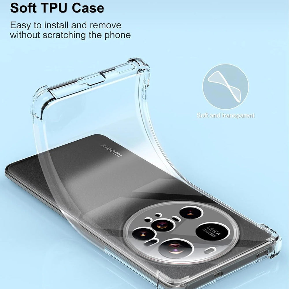 Techsuit - Shockproof Clear Silicone - Xiaomi 15 Ultra - Clear