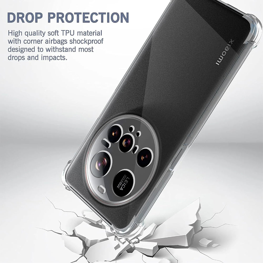 Techsuit - Shockproof Clear Silicone - Xiaomi 15 Ultra - Clear