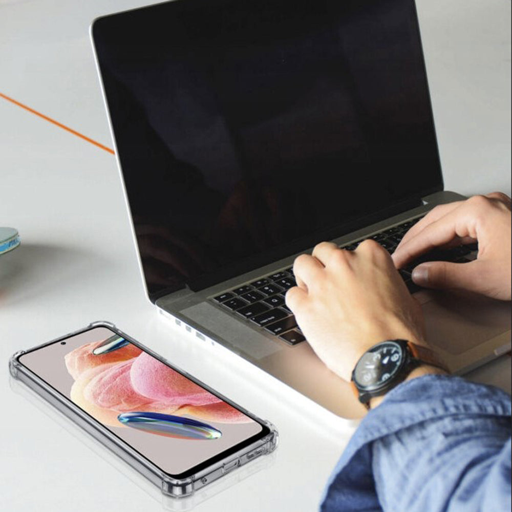 Techsuit - Shockproof Clear Silicone - Xiaomi Redmi Note 14 4G - Clear