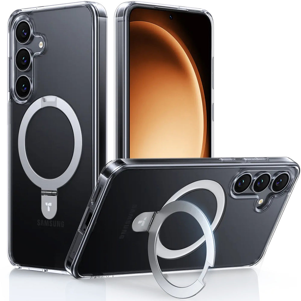 Torras - Ostand MagSafe Series - Samsung Galaxy S25 Plus - Clear