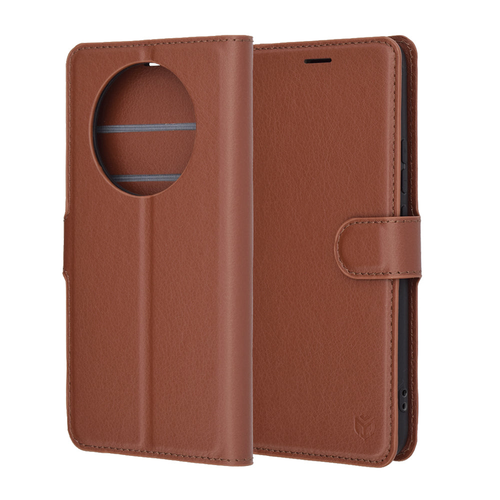 Techsuit - Leather Folio - Realme 14 Pro - Brown