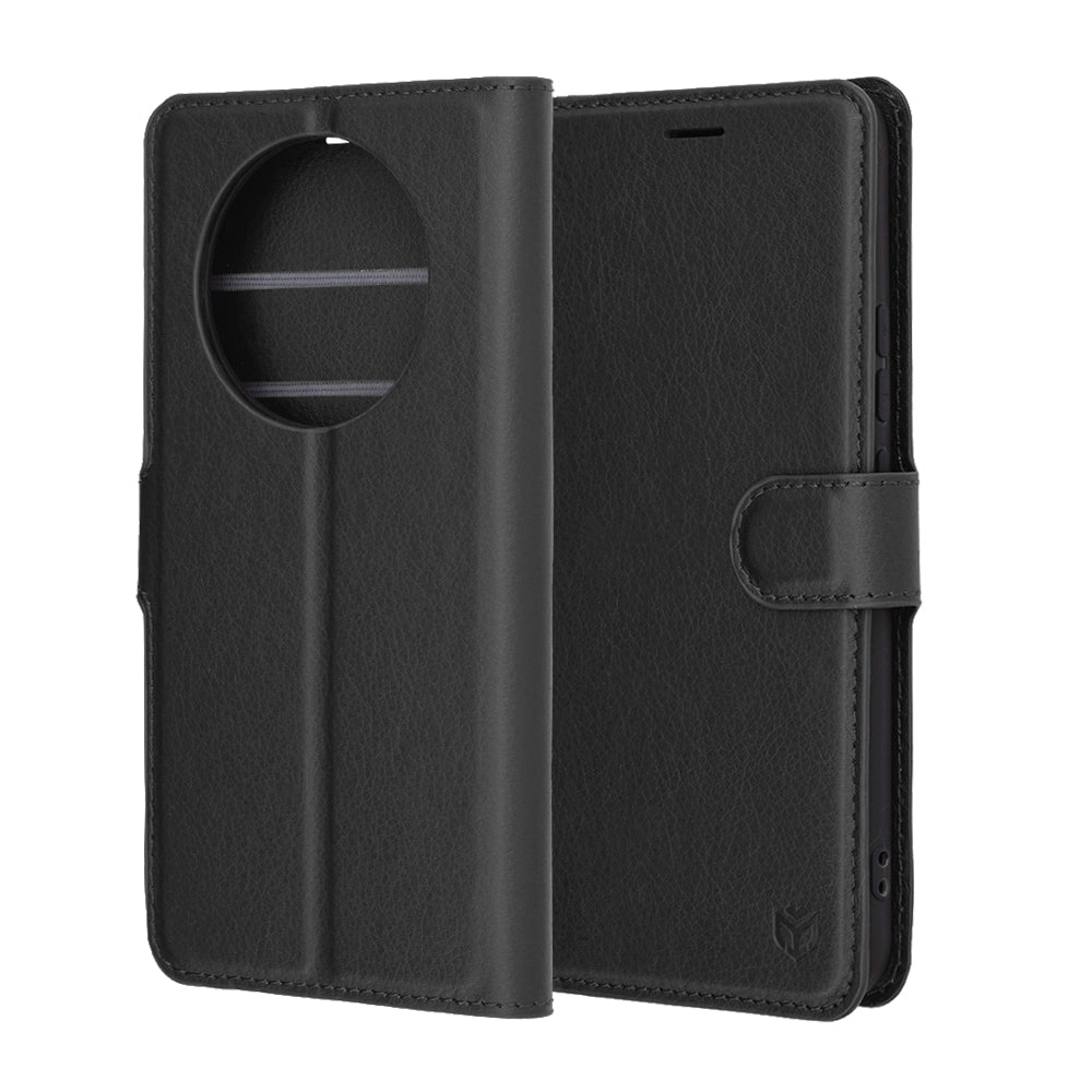 Techsuit - Leather Folio - Realme 14 Pro - Black