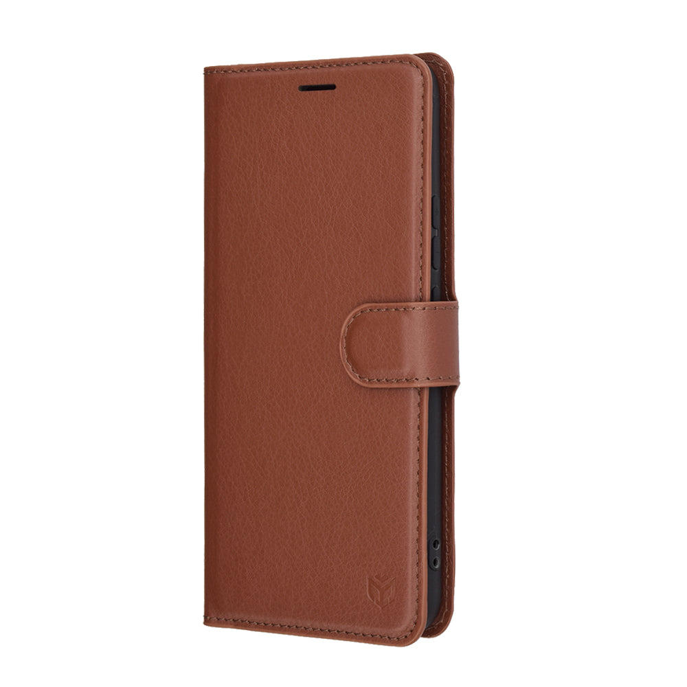Techsuit - Leather Folio - Realme 14 Pro - Brown