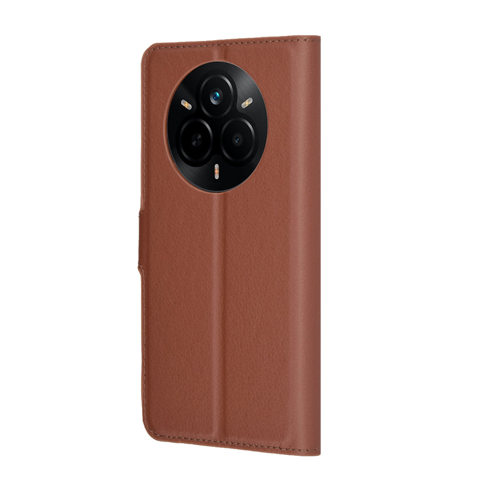 Techsuit - Leather Folio - Realme 14 Pro - Brown