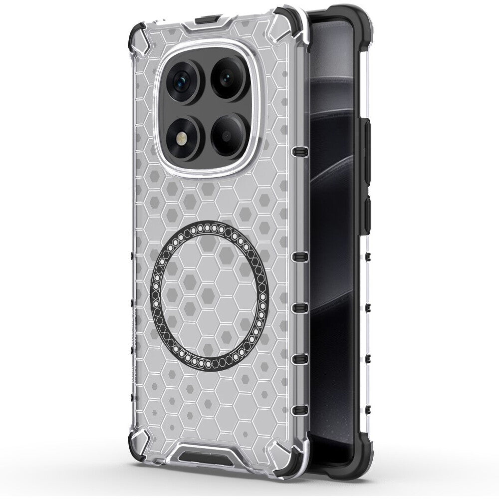 Techsuit - HoneyComb Shield MagSafe - Xiaomi Redmi Note 14 Pro 4G - White