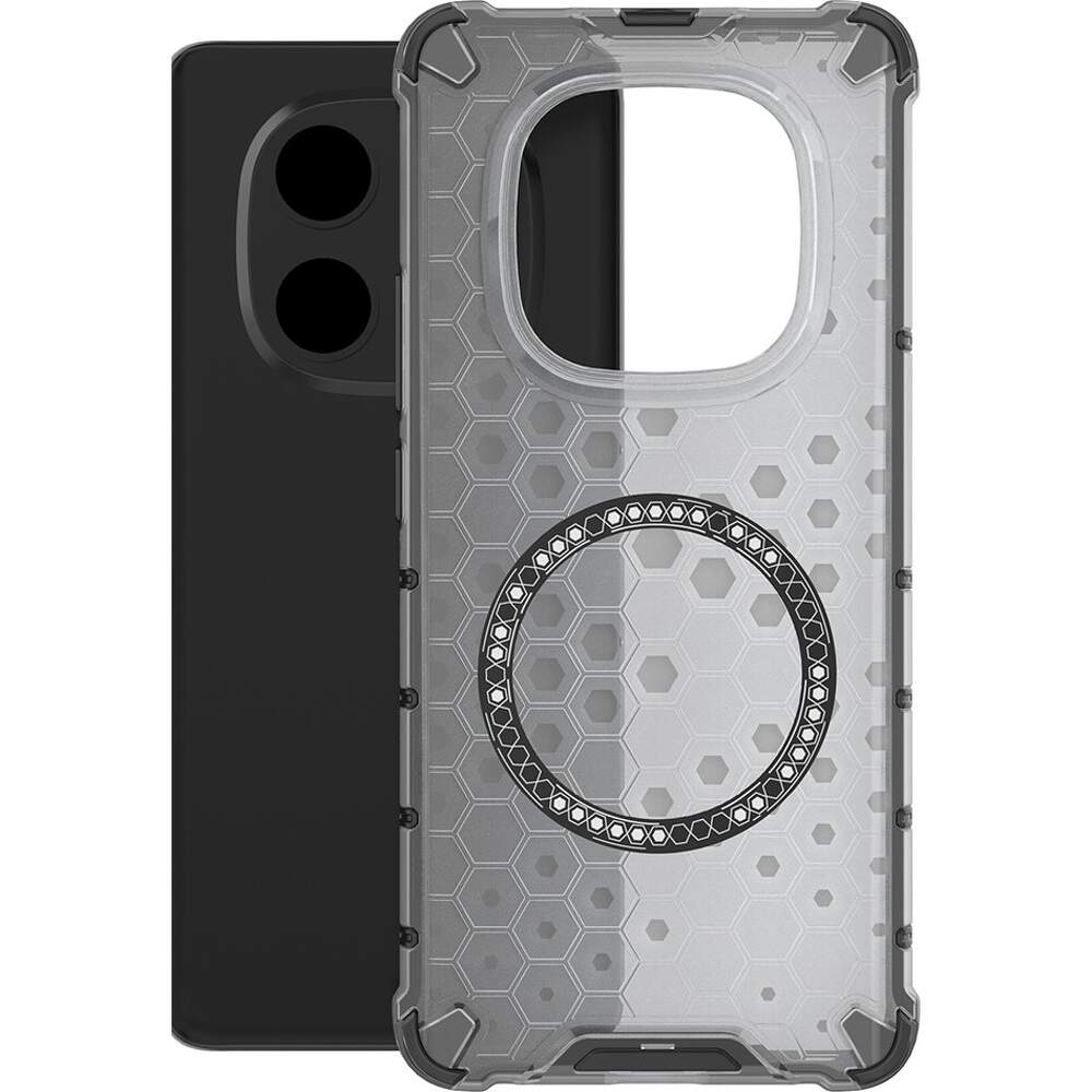 Techsuit - HoneyComb Shield MagSafe - Xiaomi Redmi Note 14 Pro 5G / Poco X7 - Black