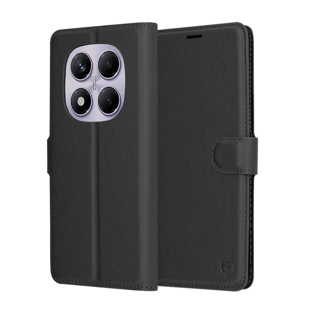 Techsuit - Leather Folio - Xiaomi Redmi Note 14 Pro 4G - Black