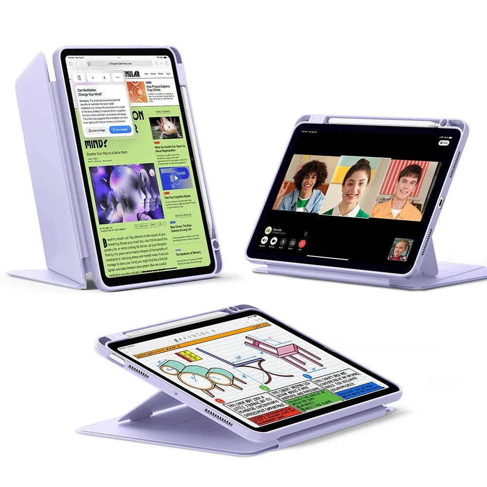 ESR - Flip Hybrid (with Pencil Holder) - iPad Air 4 (2020) / Air 5 (2022) / Air 11 (2024) / Air 11 (2025) - Purple