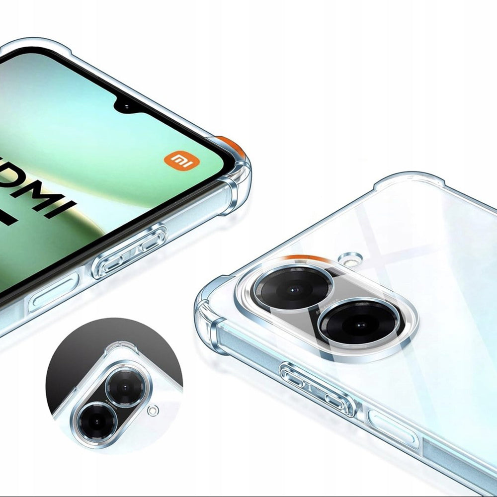 Techsuit - Shockproof Clear Silicone - Xiaomi Redmi A5 4G - Clear