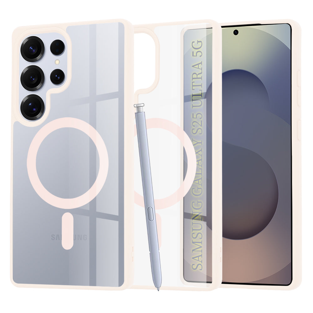 Techsuit - MagSafe Pro - Samsung Galaxy S25 Ultra - Nude Pink