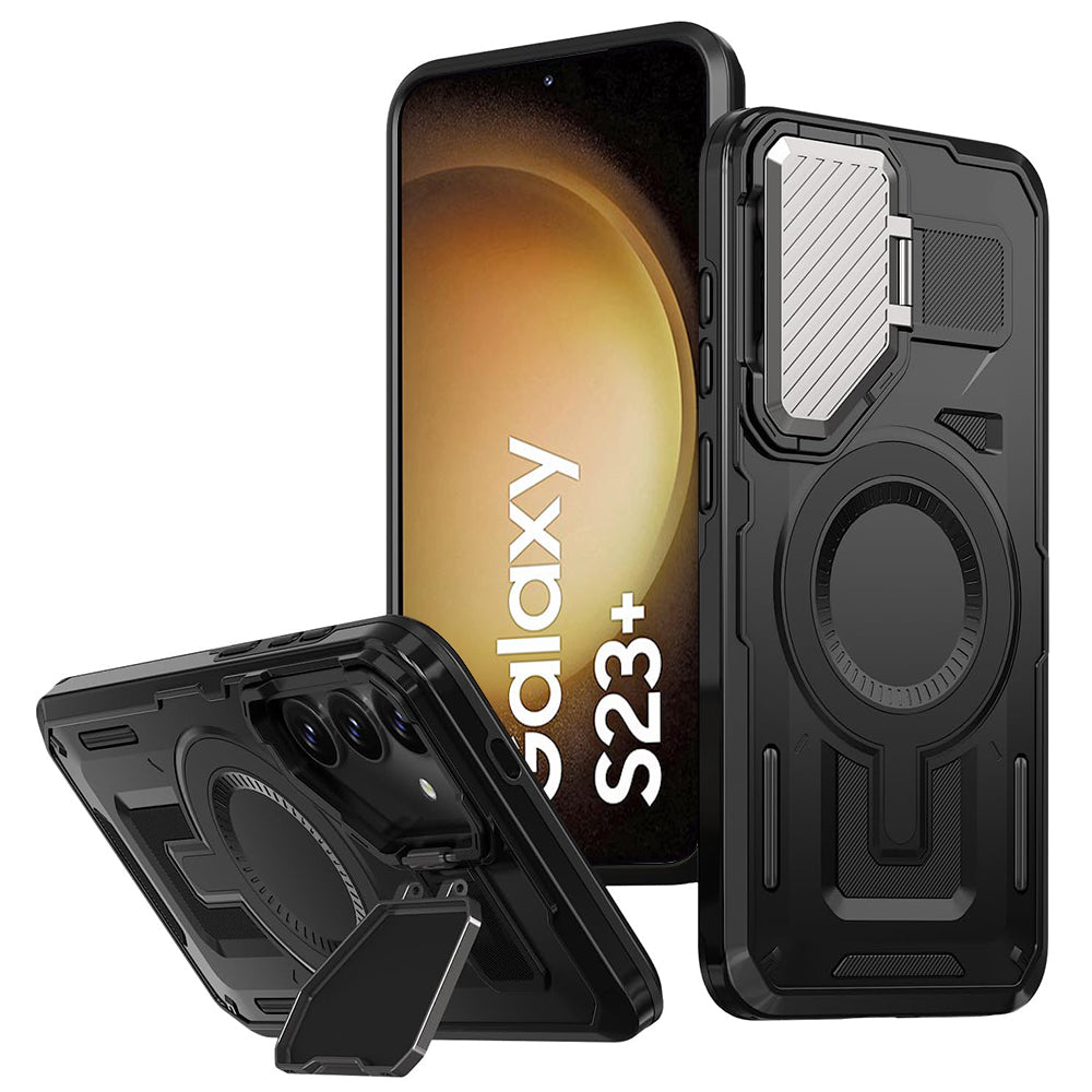 Techsuit - CamVault MagSafe - Samsung Galaxy S23 Plus - Black