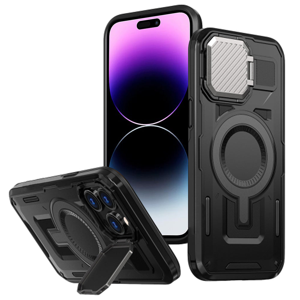 Techsuit - CamVault MagSafe - iPhone 14 Pro Max - Black