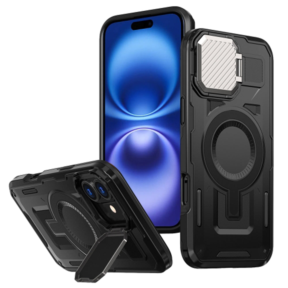 Techsuit - CamVault MagSafe - iPhone 16 - Black