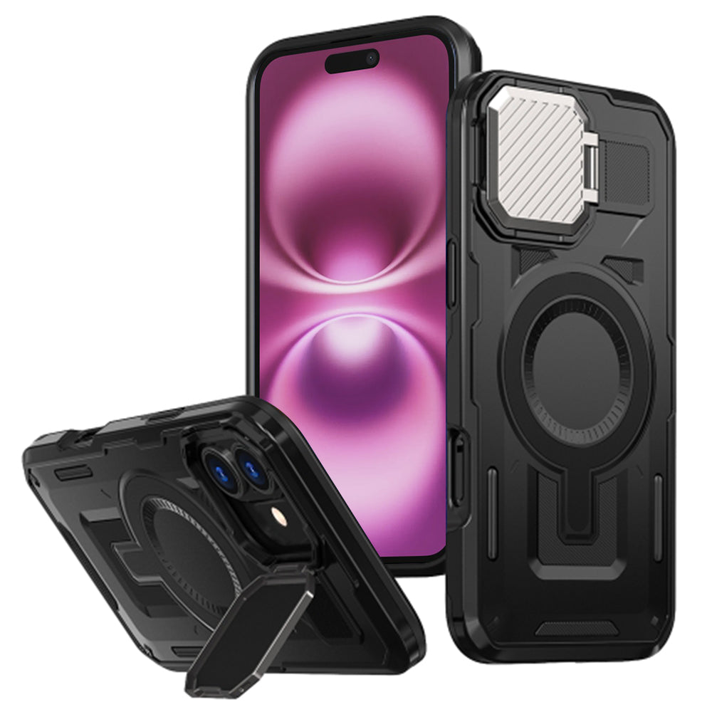 Techsuit - CamVault MagSafe - iPhone 16 Plus - Black