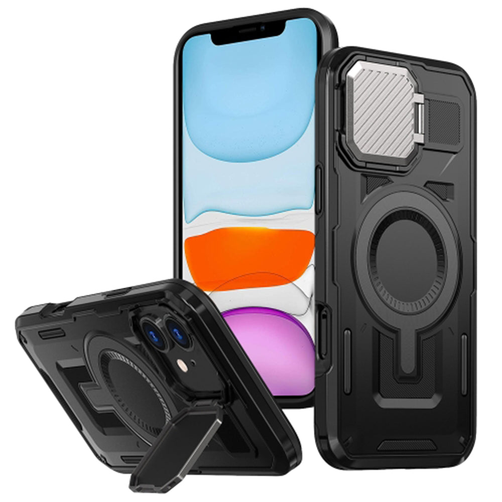 Techsuit - CamVault MagSafe - iPhone 11 / iPhone XR - Black