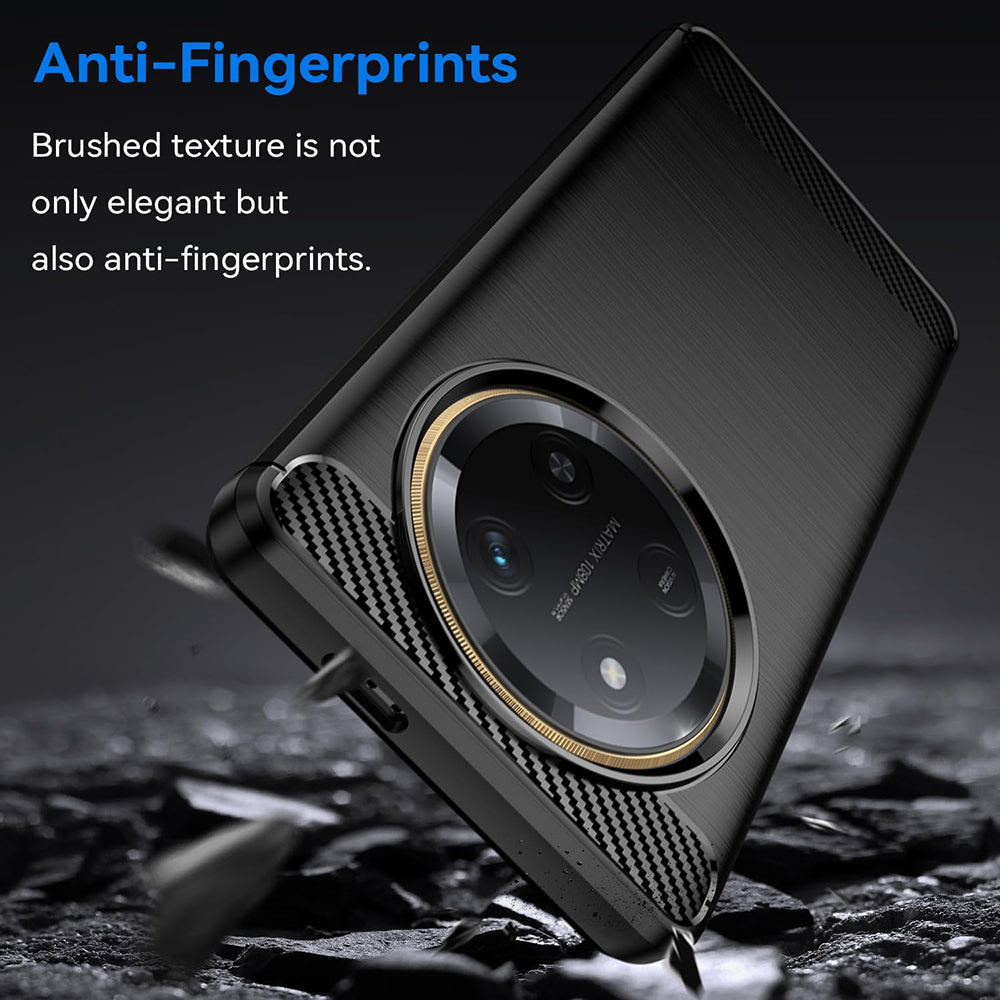 Techsuit - Carbon Silicone - Honor Magic7 Lite / X9c - Black