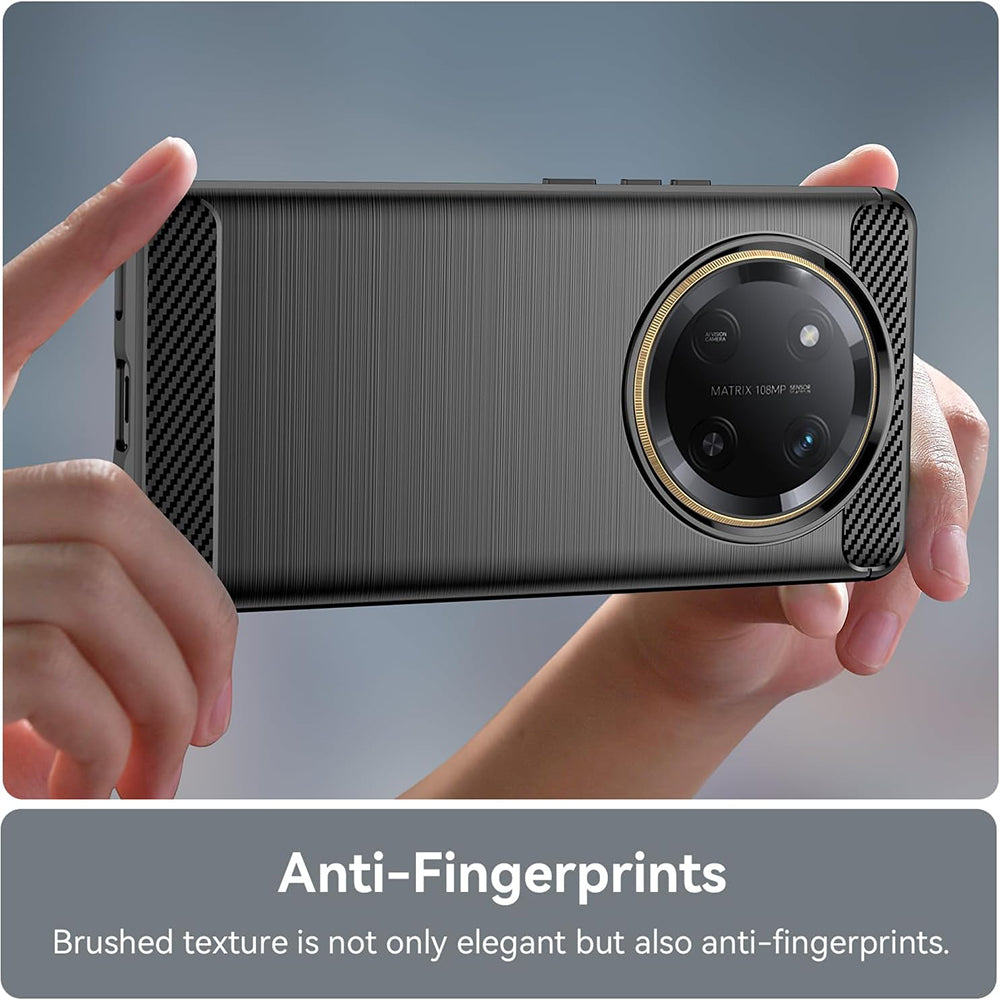 Techsuit - Carbon Silicone - Honor Magic7 Lite / X9c - Black