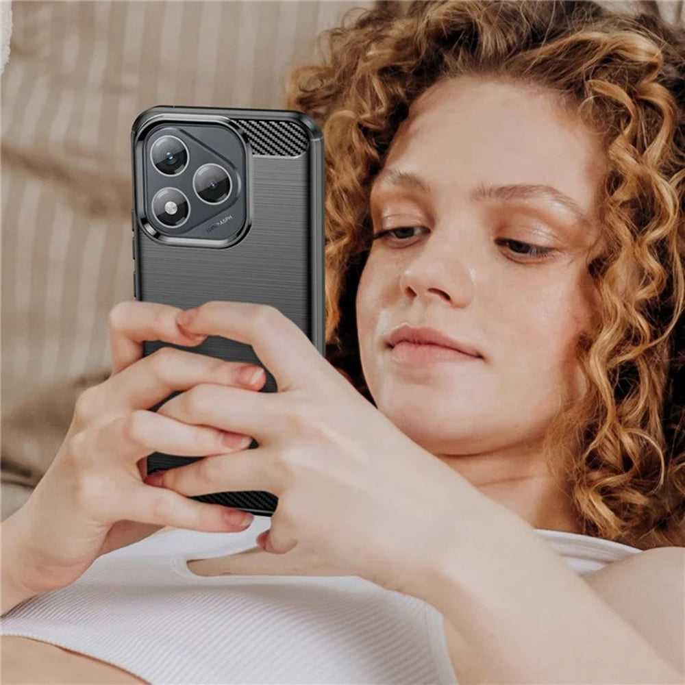 Techsuit - Carbon Silicone - Honor 400 Lite - Black