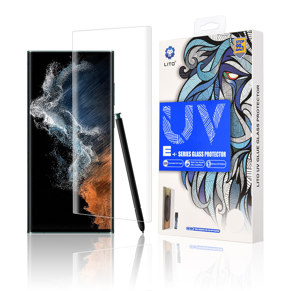 Lito - 3D UV Glass - Samsung Galaxy S22 Ultra 5G - Clear