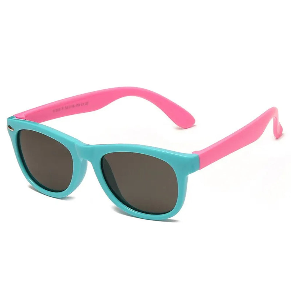 Techsuit - Μόδα > Αξεσουάρ > Γυαλιά Ηλίου Polarised (8306-C32) - for Babies, Square Shape - Blue / Pink
