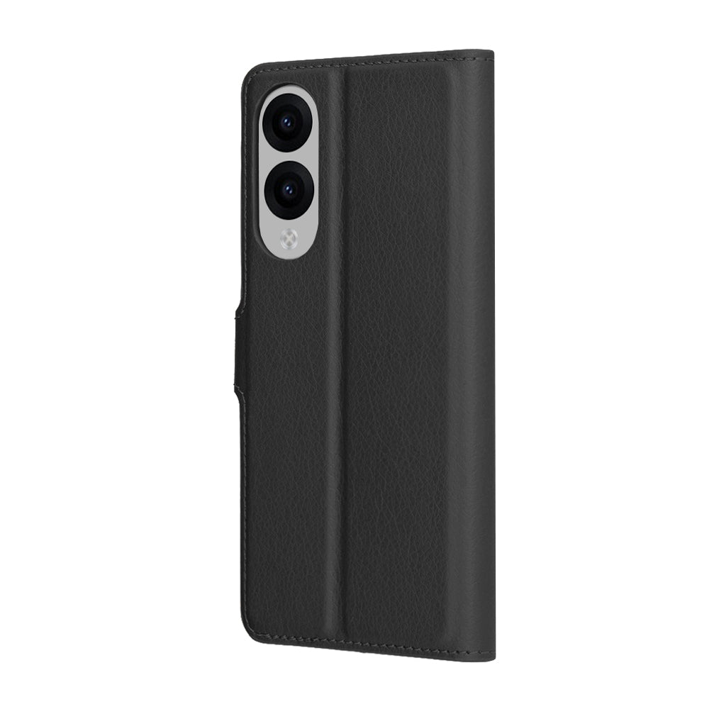 Techsuit - Leather Folio - Galaxy S25 Edge - Black