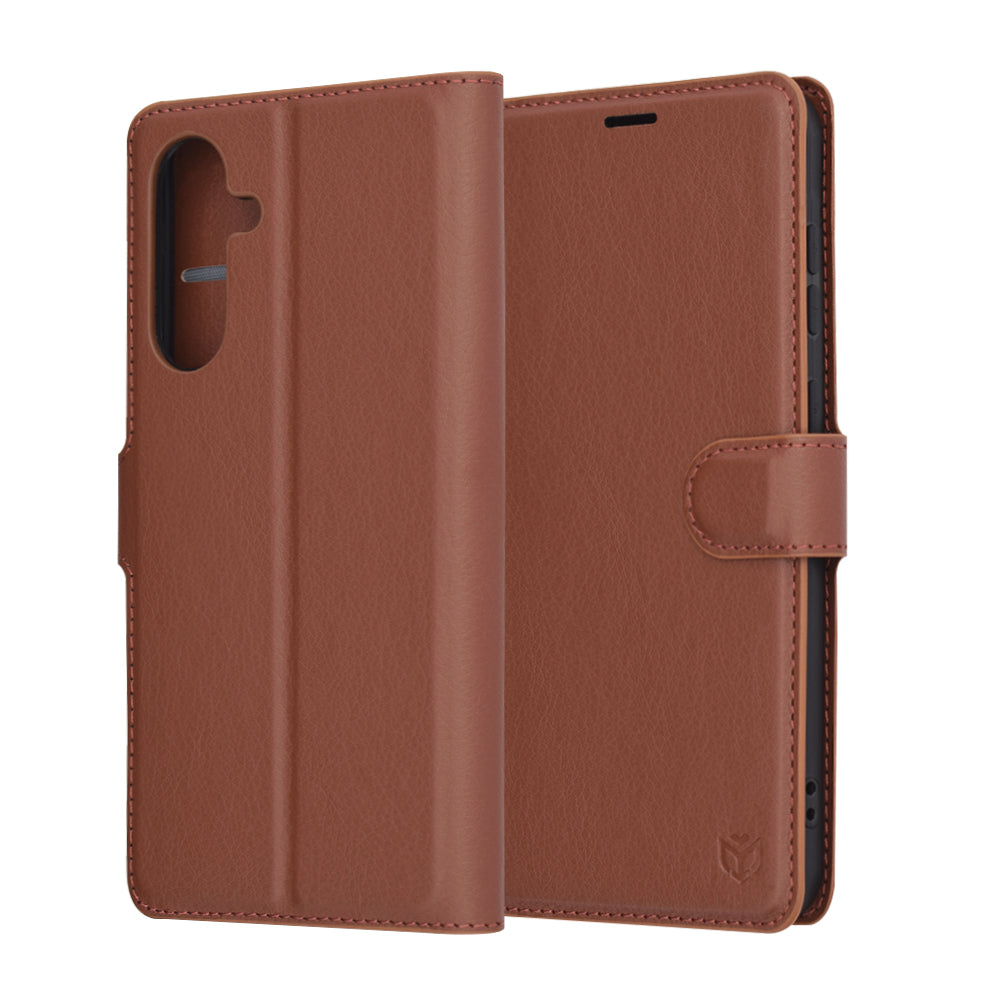 Techsuit - Leather Folio - Galaxy A56 5G - Brown