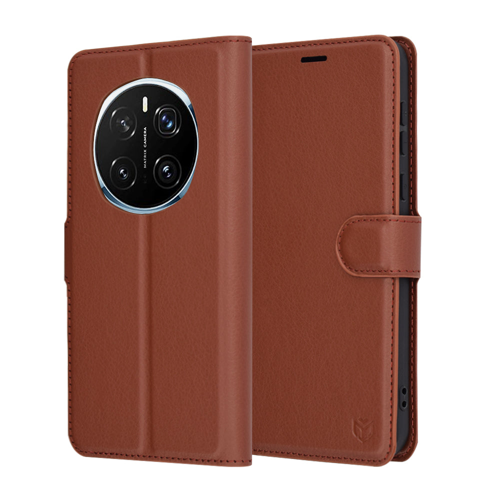 Techsuit - Leather Folio - Honor Magic7 Pro - Brown