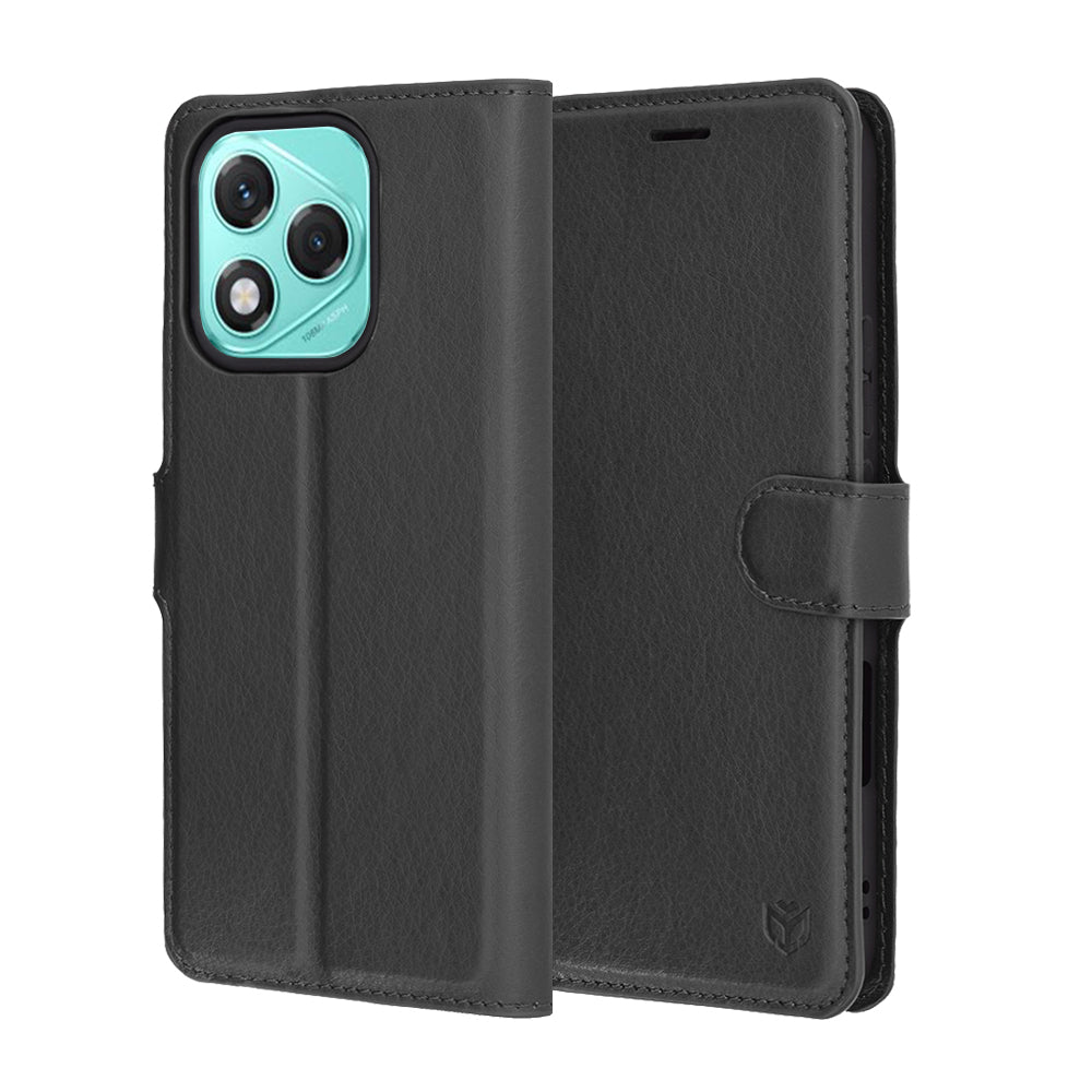 Techsuit - Leather Folio - Honor 400 Lite - Black