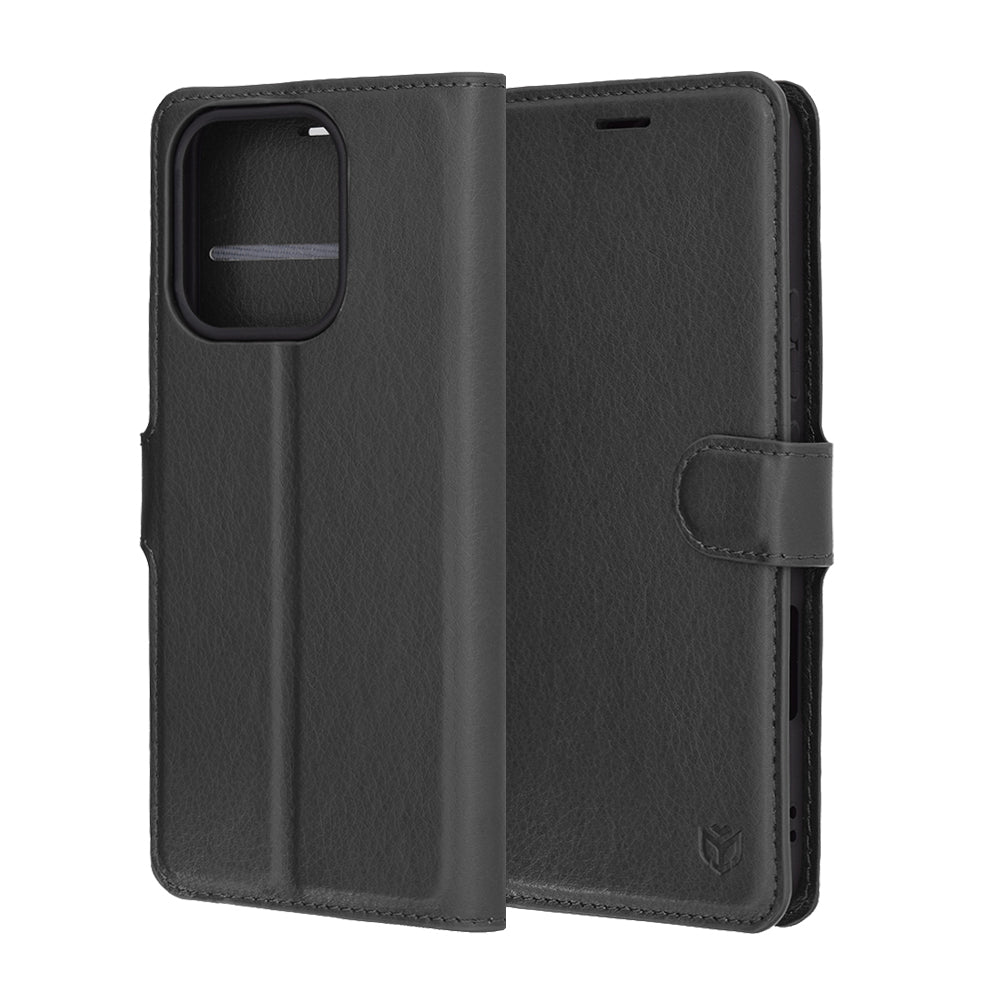 Techsuit - Leather Folio - Honor 400 Lite - Black