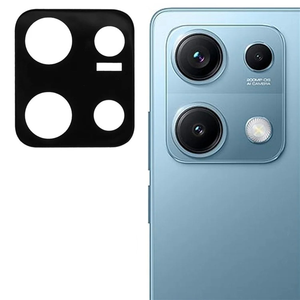 Techsuit - Full Camera Glass - Xiaomi Redmi Note 14S - Black
