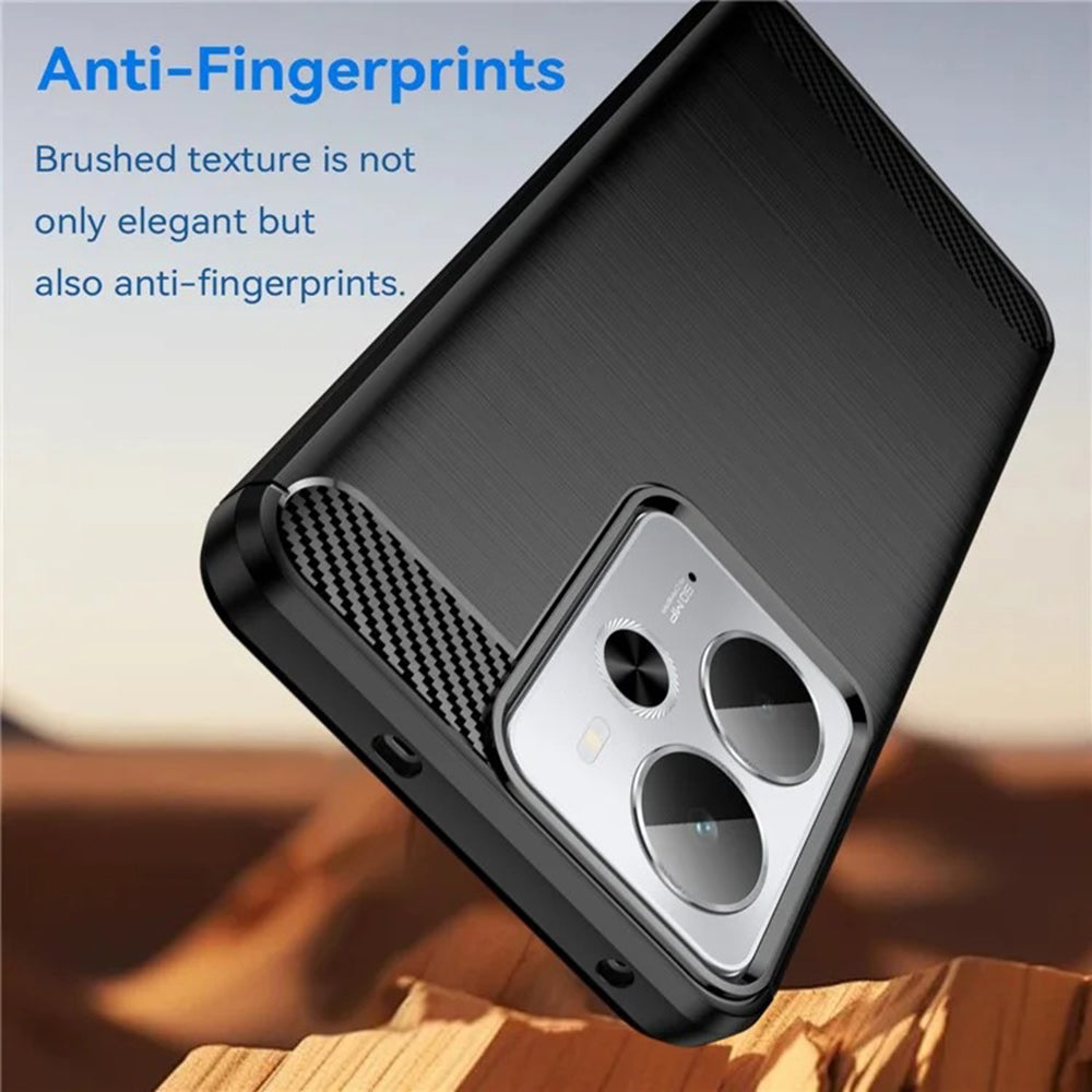 Techsuit - Carbon Silicone - Realme 14 / Realme 14T / Realme P3 5G - Black