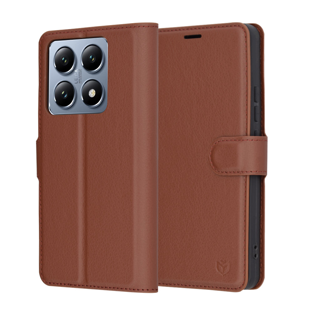 Techsuit - Leather Folio - Xiaomi 14T Pro - Brown