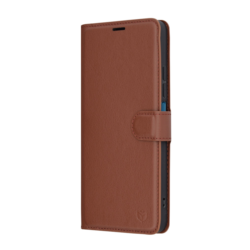 Techsuit - Leather Folio - Xiaomi Redmi 14C / Poco C75 - Brown
