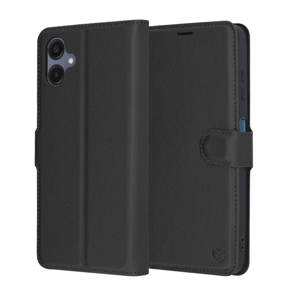 Techsuit - Leather Folio - Samsung Galaxy A06 - Black