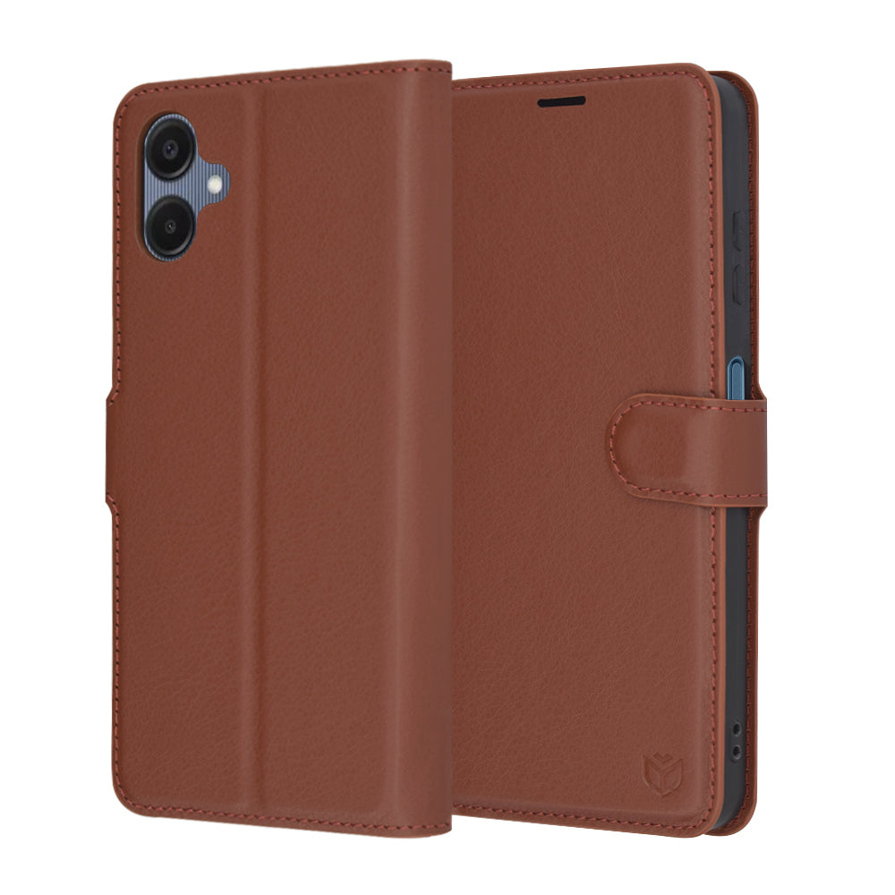 Techsuit - Leather Folio - Samsung Galaxy A06 - Brown