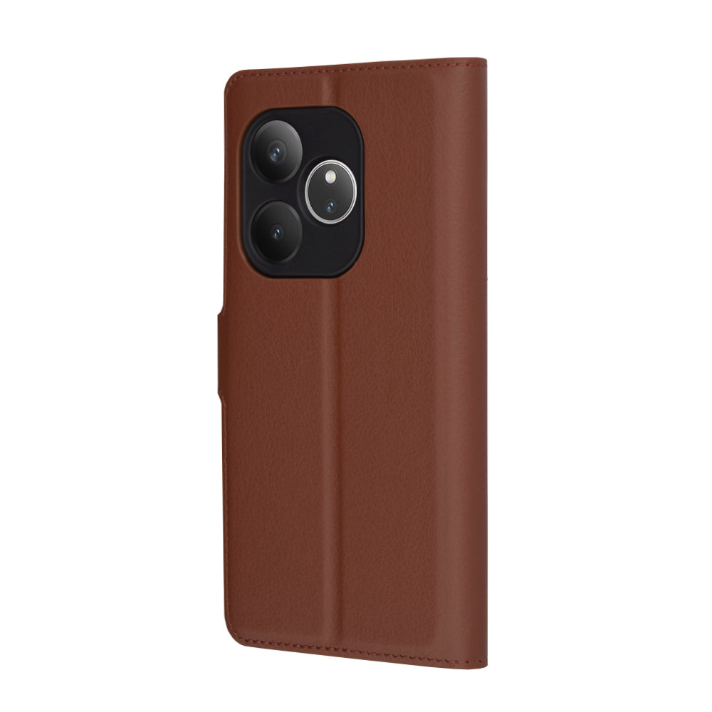 Techsuit - Leather Folio - Realme GT 6 / GT 6T - Brown