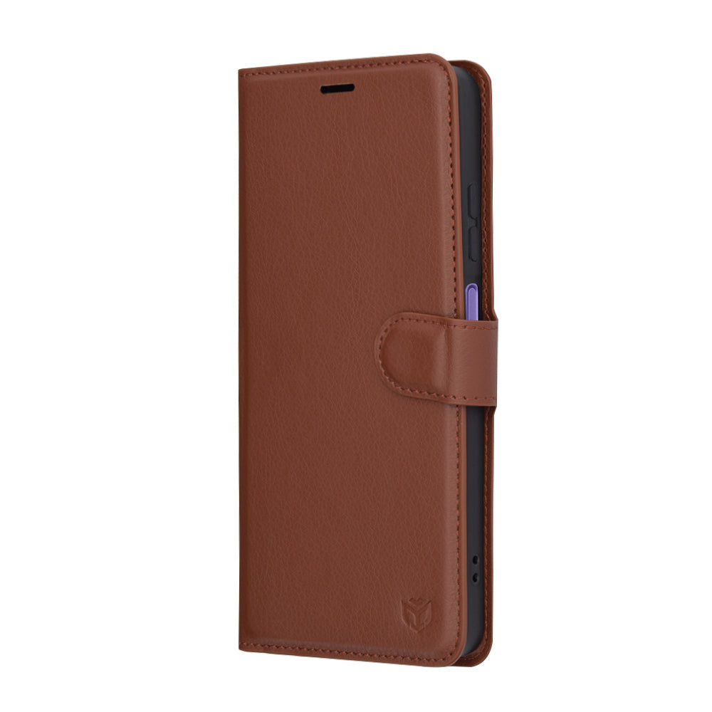 Techsuit - Leather Folio - Realme 12 / 12x - Brown