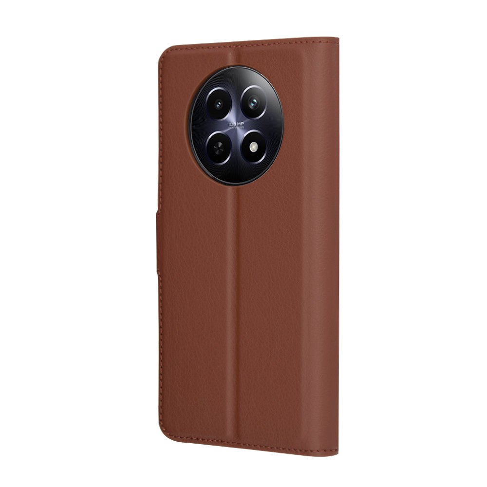 Techsuit - Leather Folio - Realme 12 / 12x - Brown