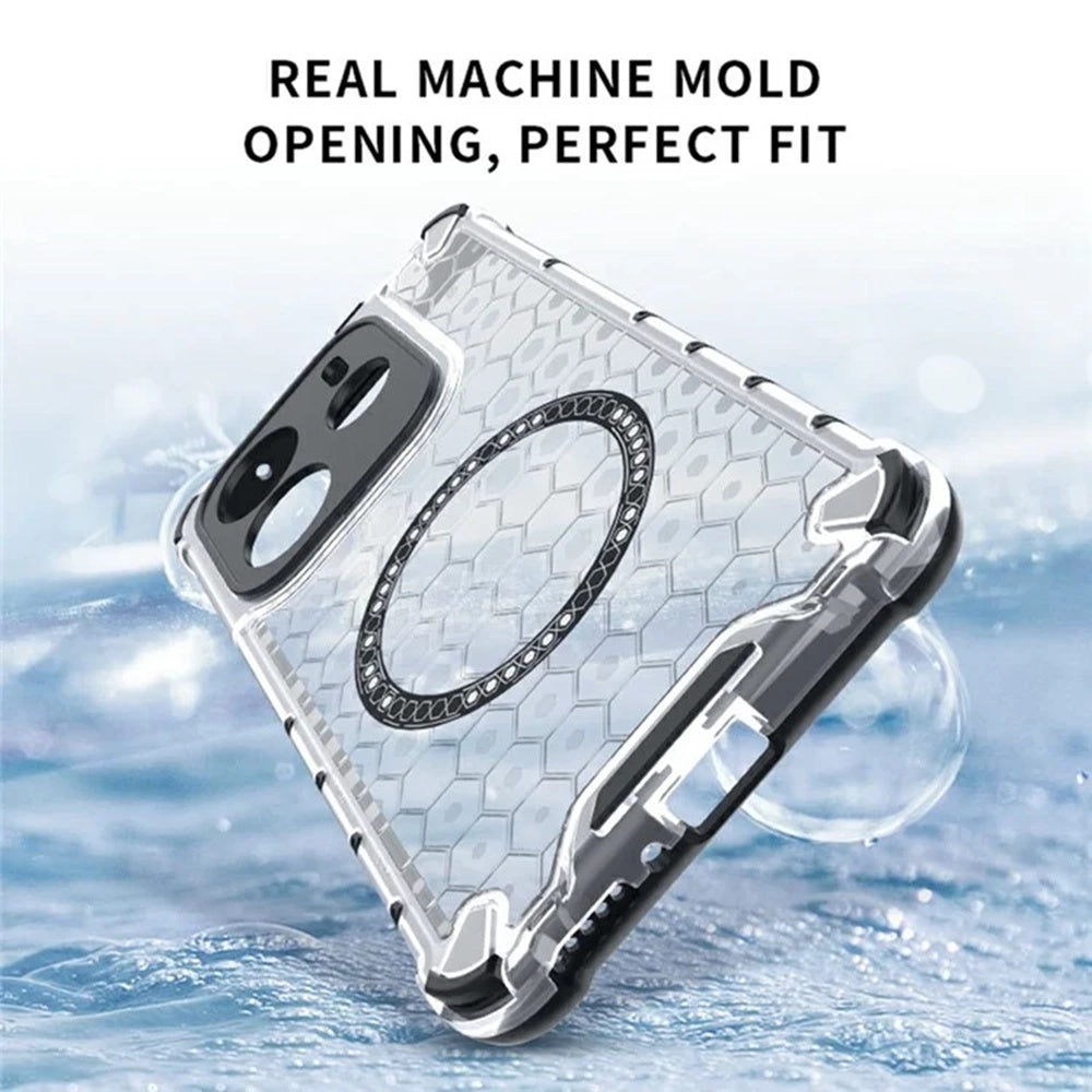 Techsuit - HoneyComb Shield MagSafe - Xiaomi Redmi Note 14 5G - White