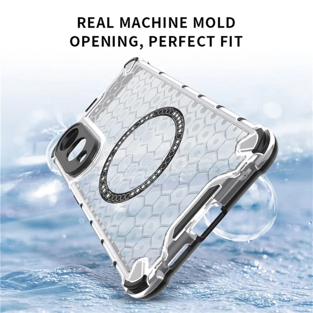 Techsuit - HoneyComb Shield MagSafe - Galaxy S25 Edge - White