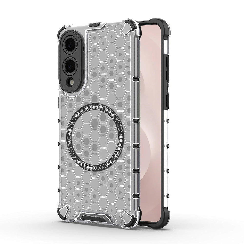 Techsuit - HoneyComb Shield MagSafe - Samsung Galaxy S25 Edge - White