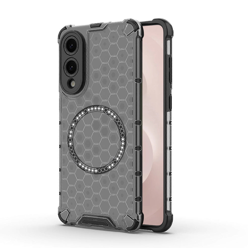 Techsuit - HoneyComb Shield MagSafe - Samsung Galaxy S25 Edge - Black