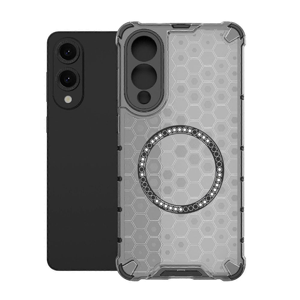 Techsuit - HoneyComb Shield MagSafe - Galaxy S25 Edge - Black