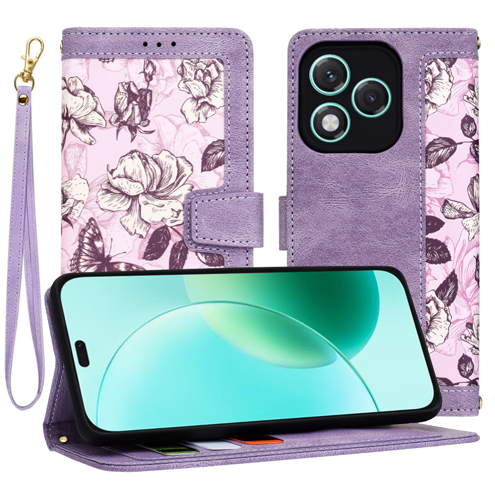 Techsuit - FlipCraft - Honor 400 Lite - Mysterious Purple